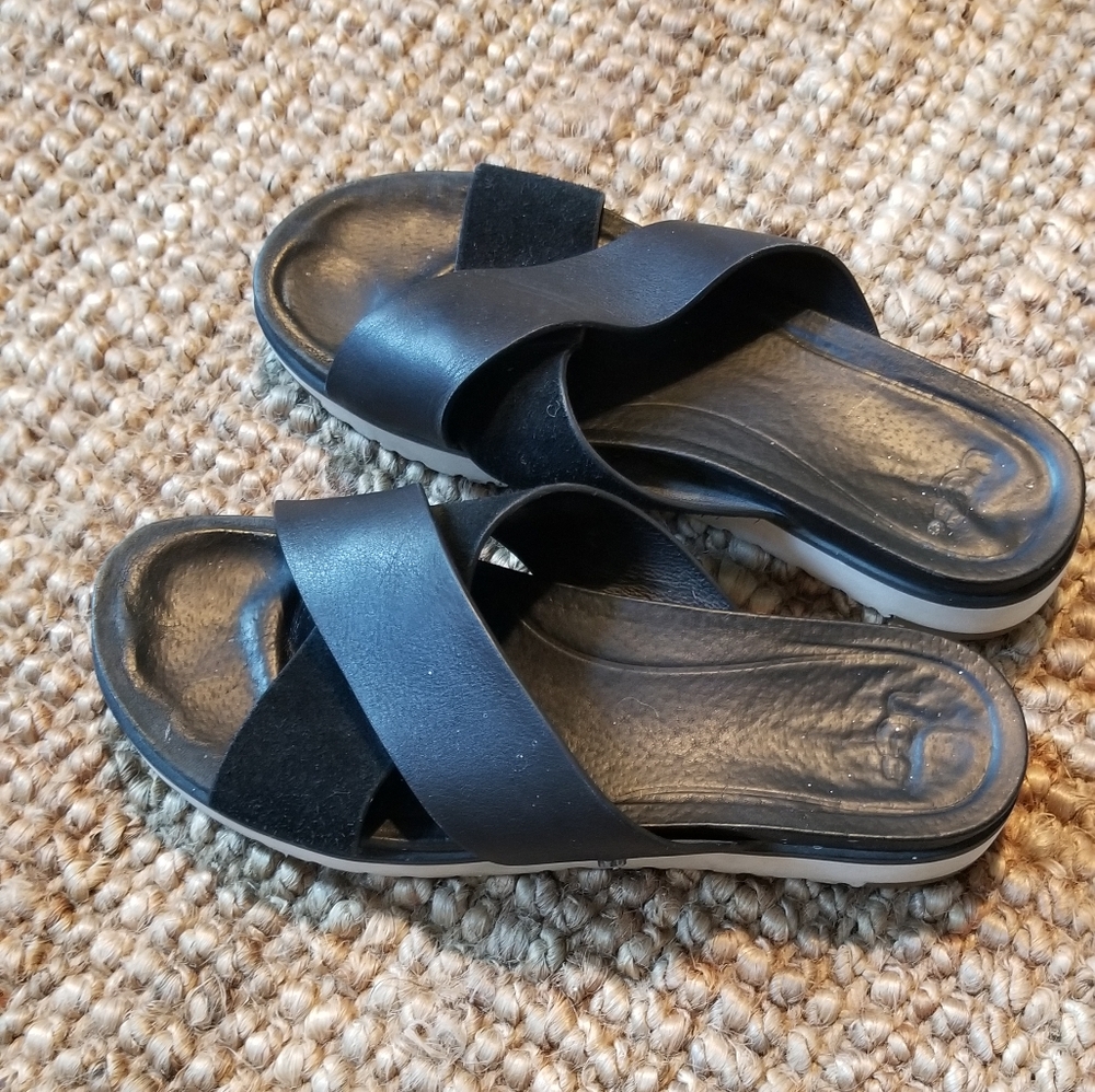 Ugg leather sandals